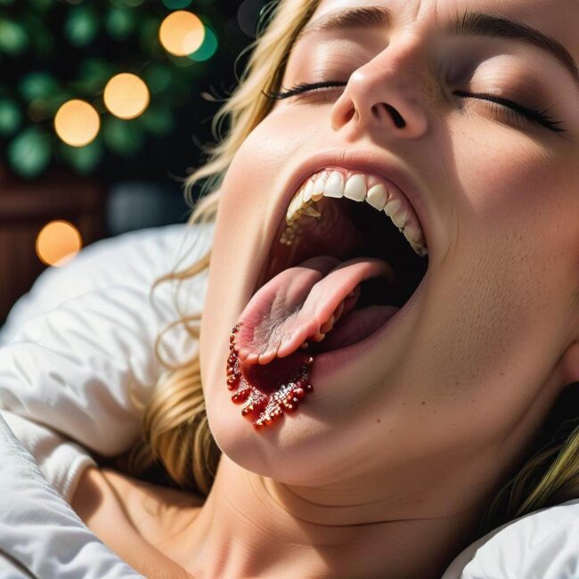 Gryzienie języka a hormonalne zmiany