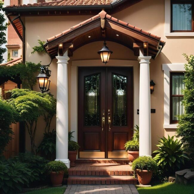 Indywidualne drzwi wejściowe do kondygnacji