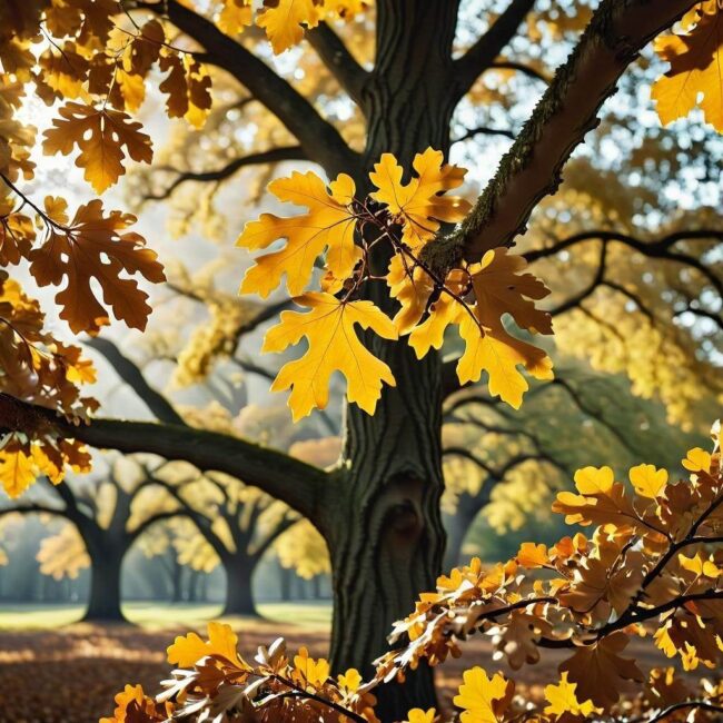 Jak dbać o liście dębu w ogrodzie