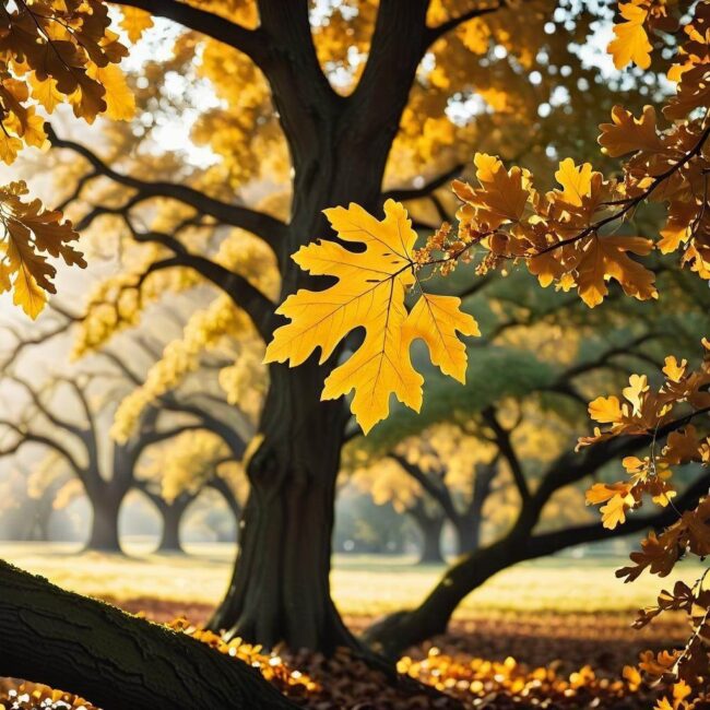 Jak rozpoznać liście dębu