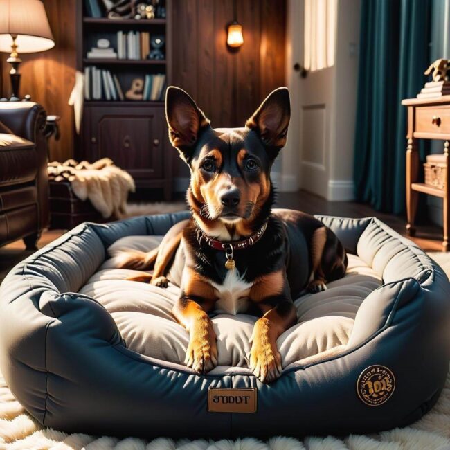 Legowisko z regulowaną wysokością nóżek dla psa