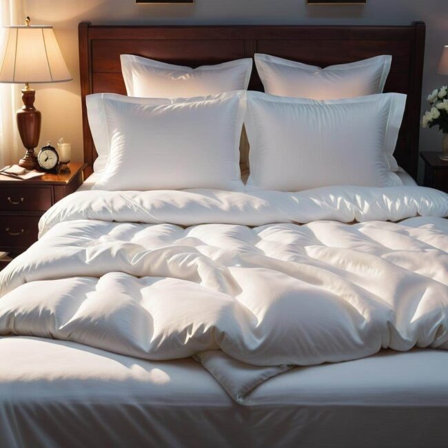 Wykrochmalanie pościeli dla alergików